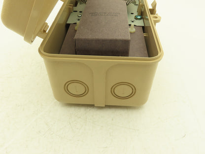 Tork 8002N 24 Hour Mechanical Dial Timer Switch DPST 20A 120V Outdoor