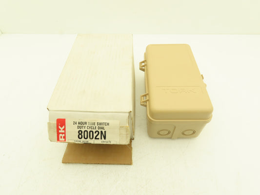 Tork 8002N 24 Hour Mechanical Dial Timer Switch DPST 20A 120V Outdoor