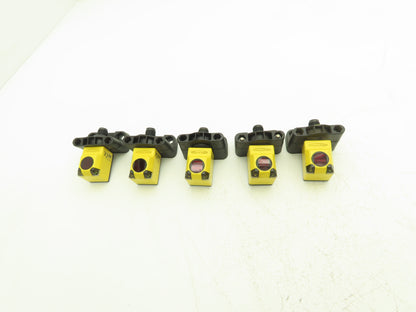 Banner Q25SP6LPQ Right Angle Base Mount Retroreflective Sensor 10-30VDC Lot of 5