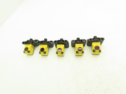 Banner Q25SP6LPQ Right Angle Base Mount Retroreflective Sensor 10-30VDC Lot of 5