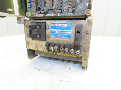 Toyoda RA15A18004 Servo Amplifier AE Unit II BL Super Sanyo Denki
