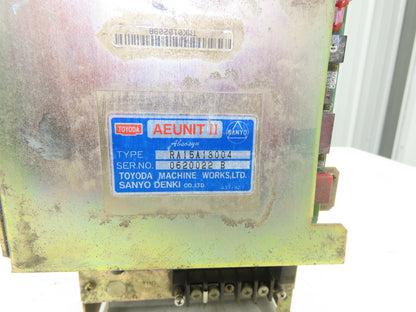 Toyoda RA15A18004 Servo Amplifier AE Unit II BL Super Sanyo Denki
