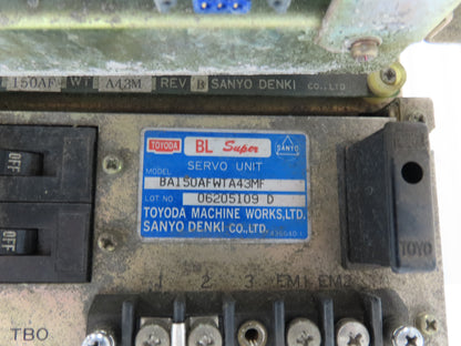 Toyoda RA15A18004 Servo Amplifier AE Unit II BL Super Sanyo Denki