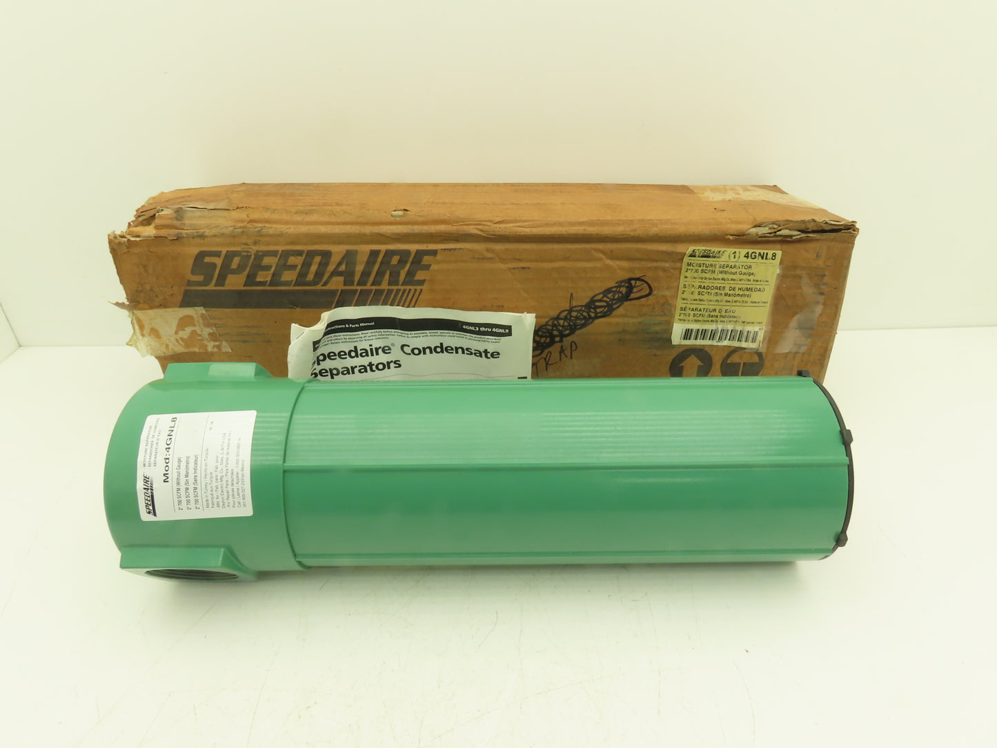 Speedaire 4GNL8 Pneumatic Air Condensate Separator 700 SCFM 2"NPT