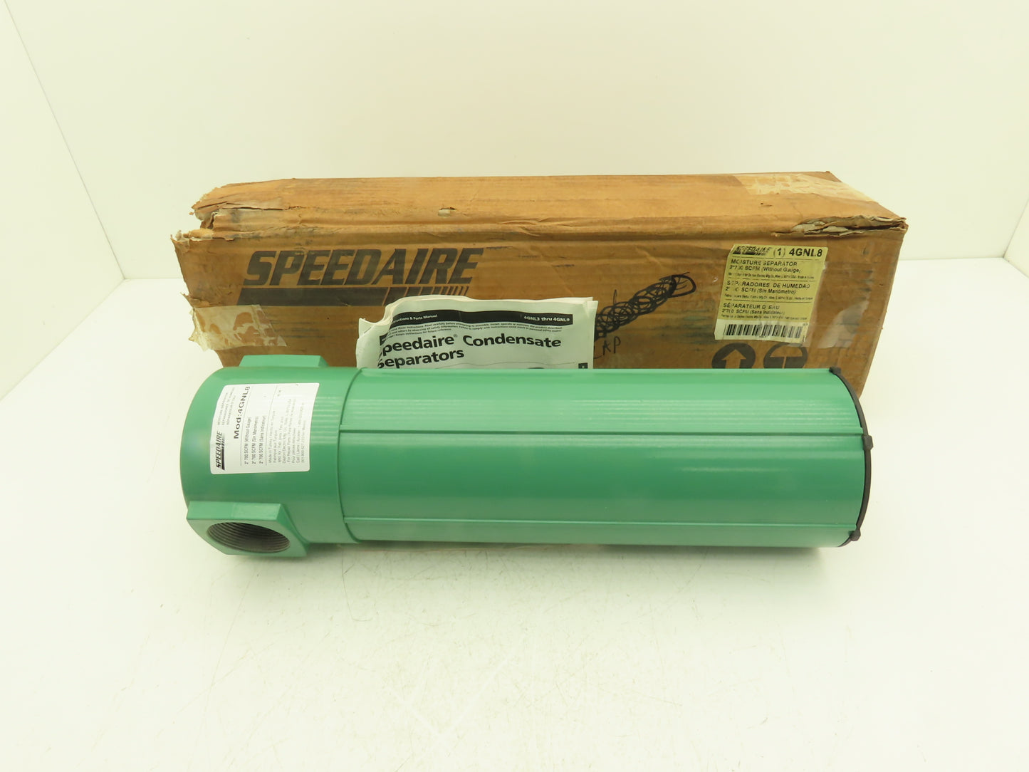 Speedaire 4GNL8 Pneumatic Air Condensate Separator 700 SCFM 2"NPT
