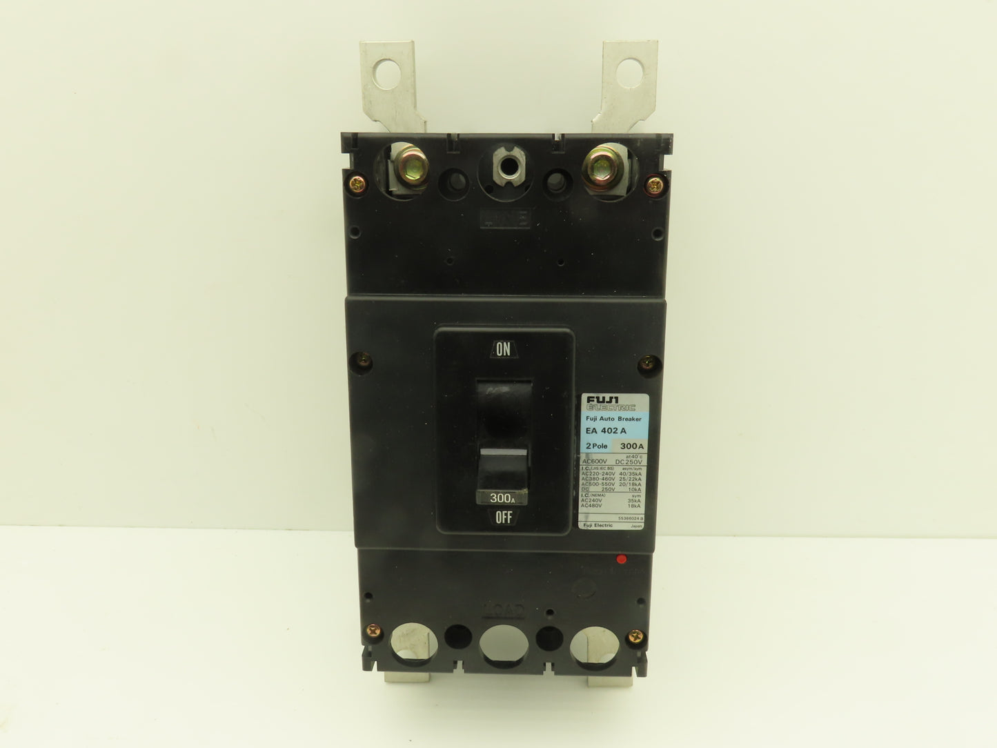 Fuji Electric EA402A  2-Pole Auto Circuit Breaker 300A 600VAC 250VDC 2-Pole