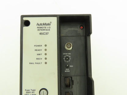 Reliance Electric 45C37 AutoMate Remote I/O Interface Controller Head 250VAC