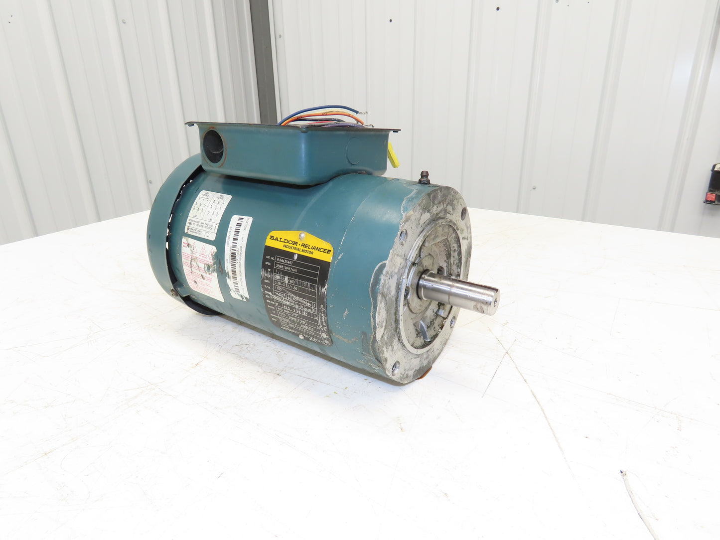 Baldor-Reliance VUHM3546T AC Motor 1Hp 1750RPM 208-230/460V 143TC TEFC