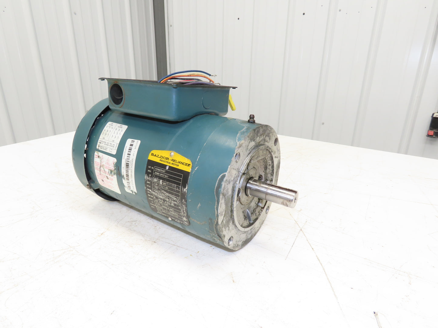 Baldor-Reliance VUHM3546T AC Motor 1Hp 1750RPM 208-230/460V 143TC TEFC
