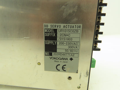 Yokogawa Dynaserv UR1015C0ZB-2CN*C DD Servo Drive Actuator 230VAC 300VA V2.25