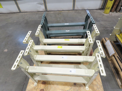 Hytrol 30" Gravity Roller Conveyor 1.9" Roller 27"BF 5-Sections 48' 4"L w/Legs