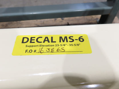 Hytrol 30" Gravity Roller Conveyor 1.9" Roller 27"BF 5-Sections 48' 4"L w/Legs