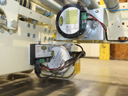 Hytrol 30" Gravity Roller Conveyor 1.9" Roller 27"BF 5-Sections 48' 4"L w/Legs