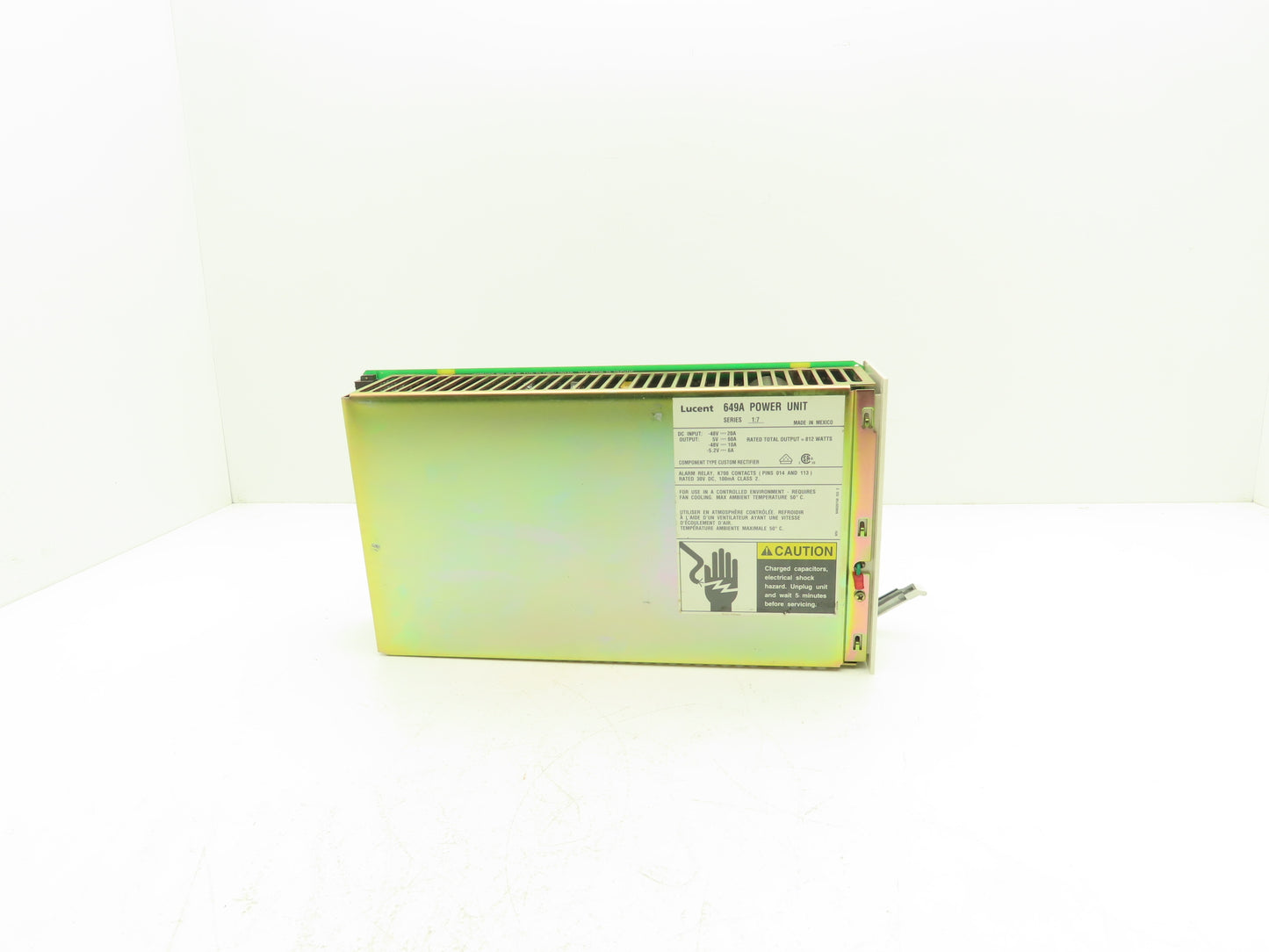 Lucent 649A Power Unit 48VDC Input/812 Watts DC Output Series 1:7 Broken Corner