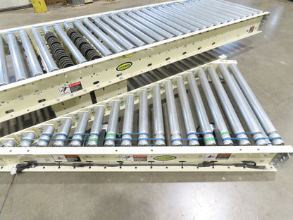 Hytrol 190E24 30"x 12' 9" Accumulation Roller Conveyor E24i w/Spur Transfer