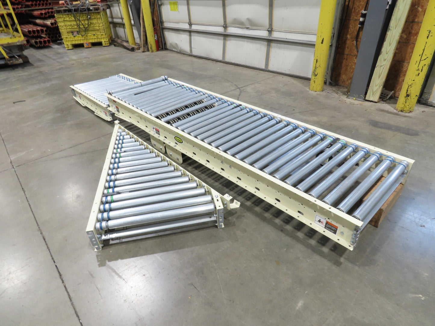 Hytrol 190E24 30"x 12' 9" Accumulation Roller Conveyor E24i w/Spur Transfer