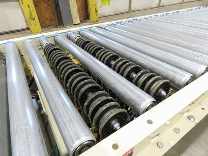 Hytrol 190E24 30"x 12' 9" Accumulation Roller Conveyor E24i w/Spur Transfer