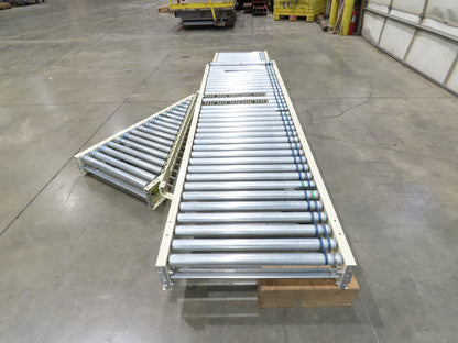 Hytrol 190E24 30"x 12' 9" Accumulation Roller Conveyor E24i w/Spur Transfer
