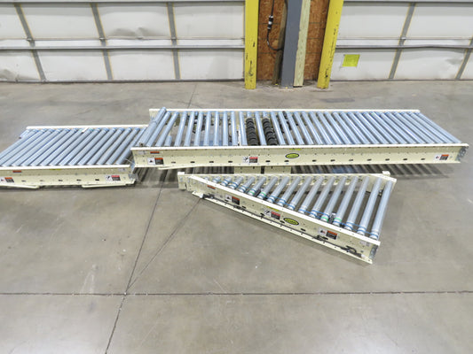 Hytrol 190E24 30"x 12' 9" Accumulation Roller Conveyor E24i w/Spur Transfer