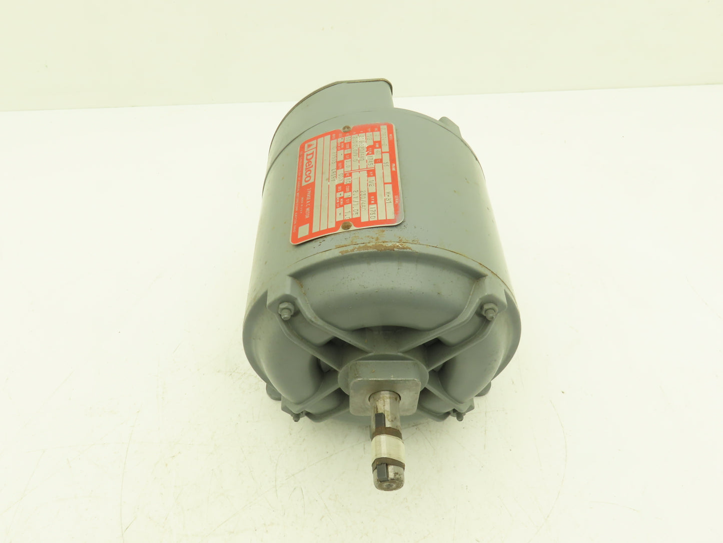 Delco 2J7624-Z Vintage AC Motor 1/2Hp 1750 RPM 230/460V 3PH 56 Frame 5/8"Shaft