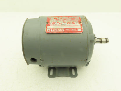 Delco 2J7624-Z Vintage AC Motor 1/2Hp 1750 RPM 230/460V 3PH 56 Frame 5/8"Shaft