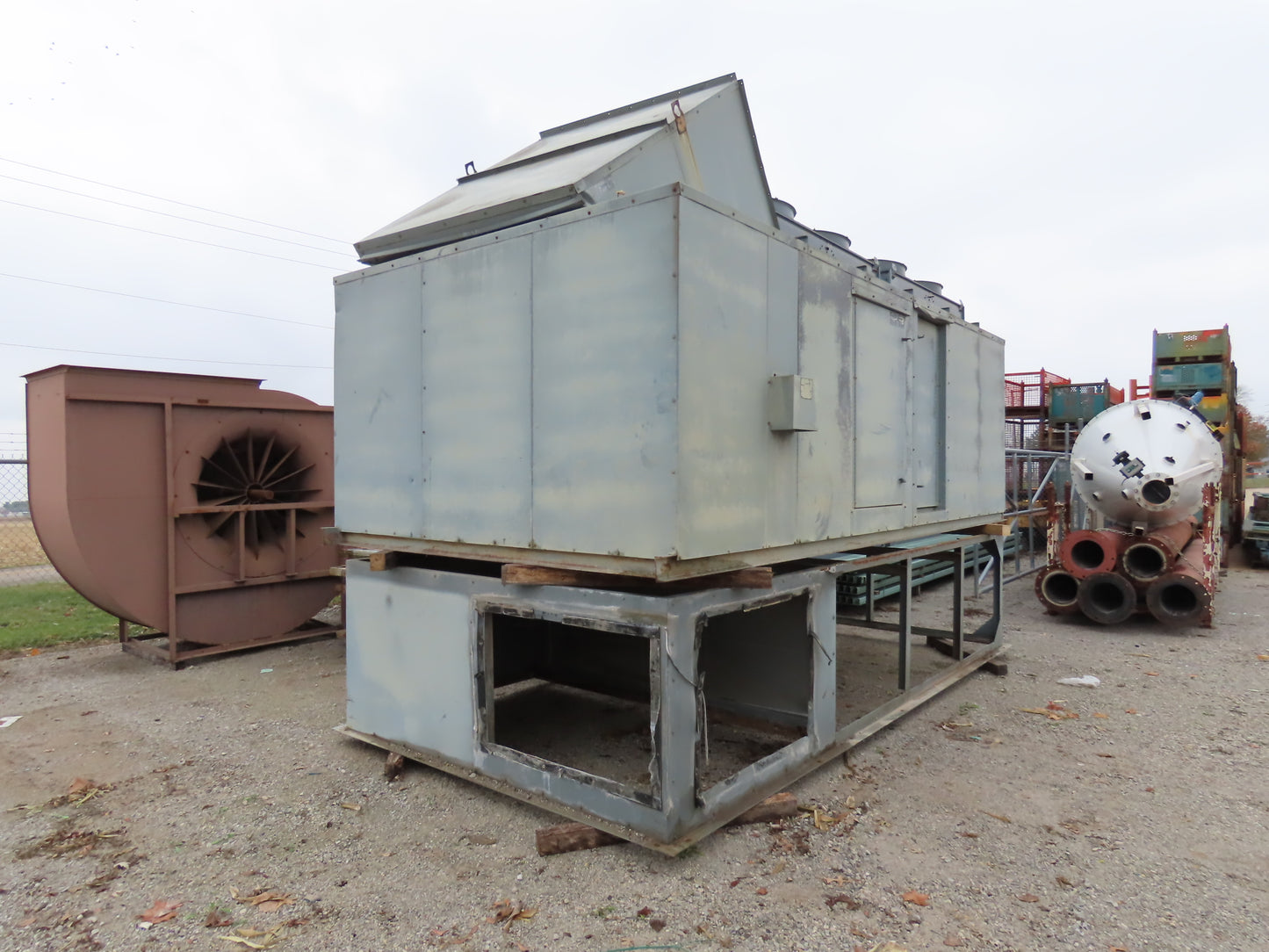 ICE OSD-130HTR LP Gas Fired Air Makeup Heater Unit 2100MBH 30000CFM 20Hp 460V