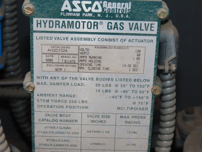 ICE OSD-130HTR LP Gas Fired Air Makeup Heater Unit 2100MBH 30000CFM 20Hp 460V