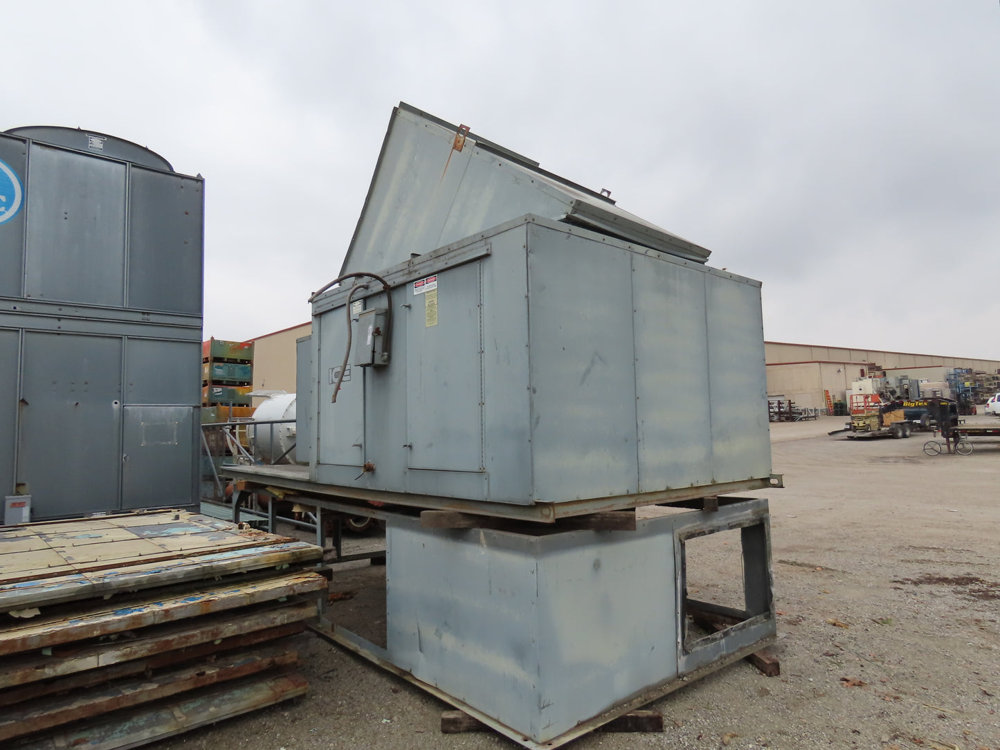 ICE OSD-130HTR LP Gas Fired Air Makeup Heater Unit 2100MBH 30000CFM 20Hp 460V