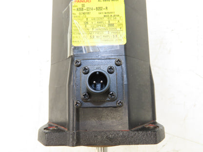 Fanuc AC Servo Motor 126V 2000 RPM Encoder A290-0561-V502