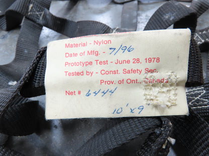Miller 10'x 9' Nylon Cargo Net 1" Webbing w/Safety Snap Hooks