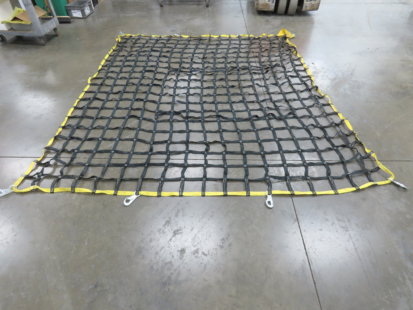 Miller 10'x 9' Nylon Cargo Net 1" Webbing w/Safety Snap Hooks