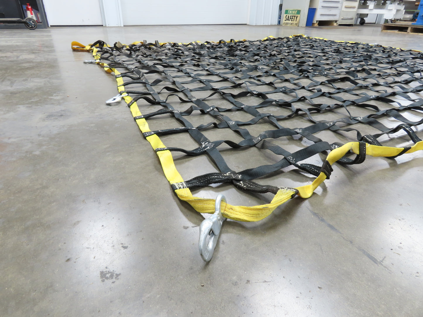 Miller 10'x 9' Nylon Cargo Net 1" Webbing w/Safety Snap Hooks