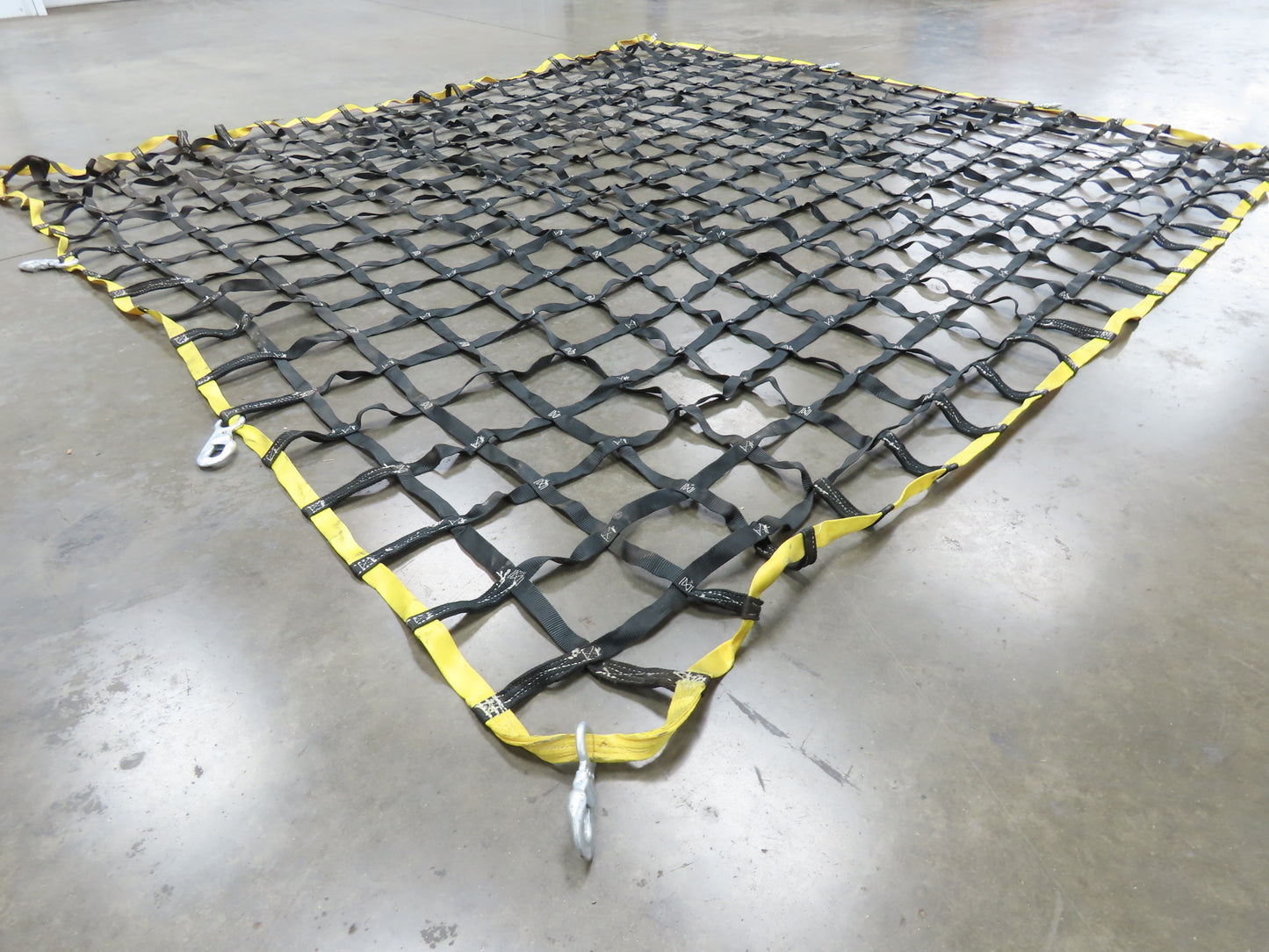 Miller 10'x 9' Nylon Cargo Net 1" Webbing w/Safety Snap Hooks