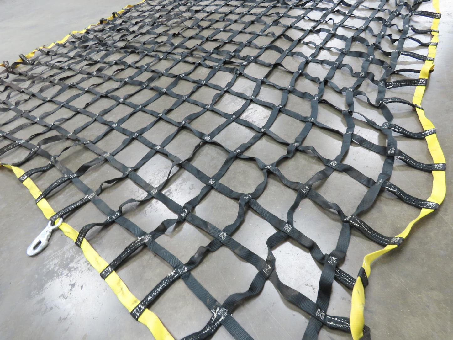 Miller 10'x 9' Nylon Cargo Net 1" Webbing w/Safety Snap Hooks