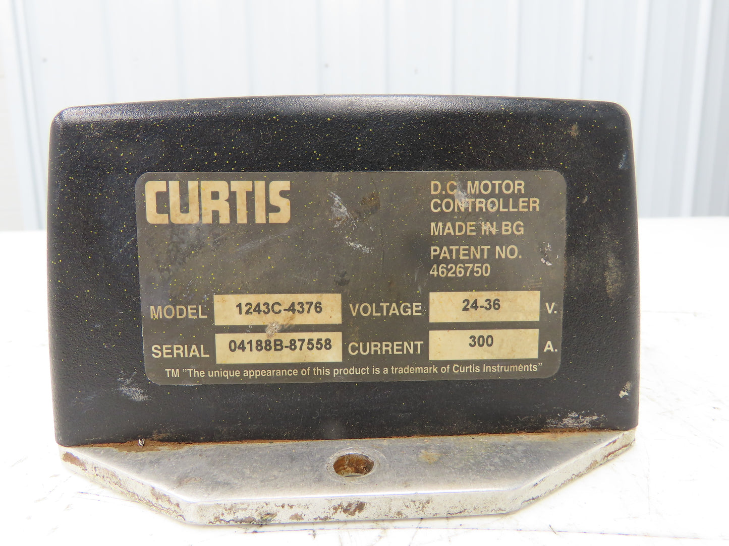Curtis 1243C-4376 Forklift DC Motor Speed Controller 24-36V Off ESC030FAN36TE094
