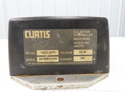 Curtis 1243C-4376 Forklift DC Motor Speed Controller 24-36V Off ESC030FAN36TE094