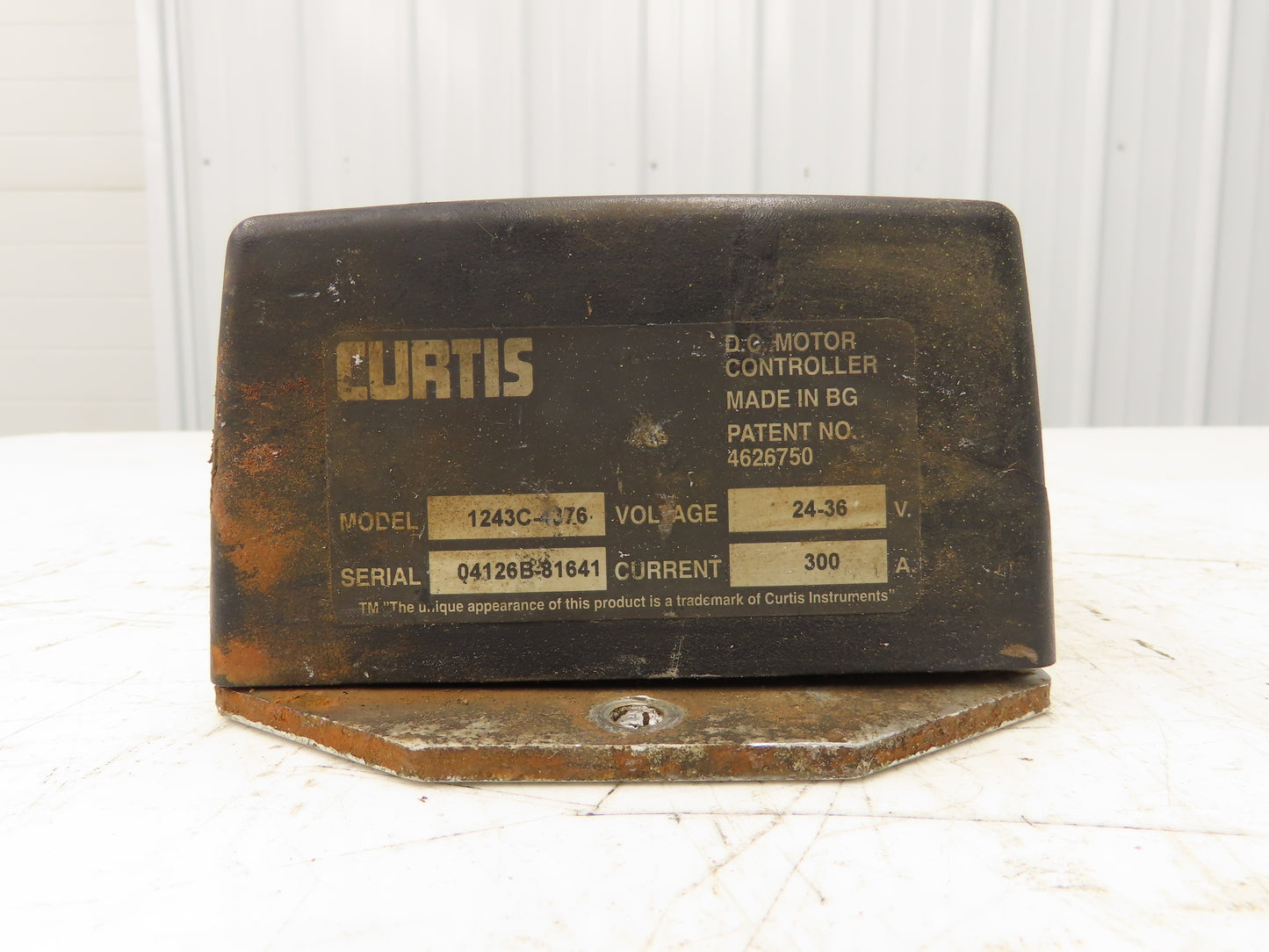 Curtis 1243C-4376 Forklift DC Motor Controller 24-36V Off ESC030FAN36TE094 *Read