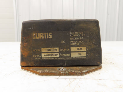 Curtis 1243C-4376 Forklift DC Motor Controller 24-36V Off ESC030FAN36TE094 *Read