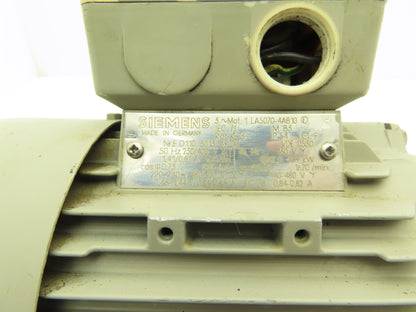 Siemens 1LA5070-4AB10 AC Motor 0.29kW 1620RPM 480V 3Ph