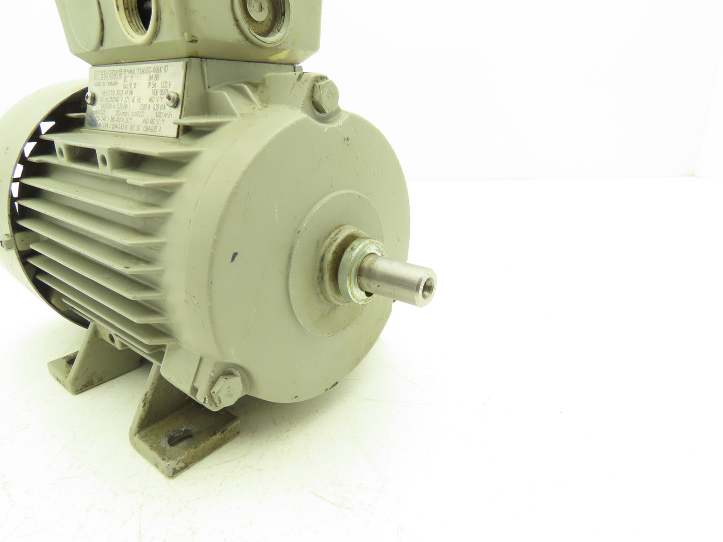 Siemens 1LA5070-4AB10 AC Motor 0.29kW 1620RPM 480V 3Ph