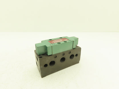 Numatics 1JDPA4F1 Pneumatic Air Power Valve w/Manifold PA Junior Series