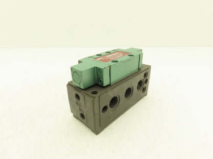 Numatics 1JDPA4F1 Pneumatic Air Power Valve w/Manifold PA Junior Series