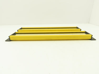 Sti Optoflex Mirror Safety Light Curtain 18 x 2" Glass Lot of 2