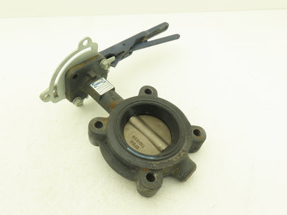 Nibco LD3022 3" Lug Butterfly Valve DN80 CF8M Stainless Disc 250psi w/Handle