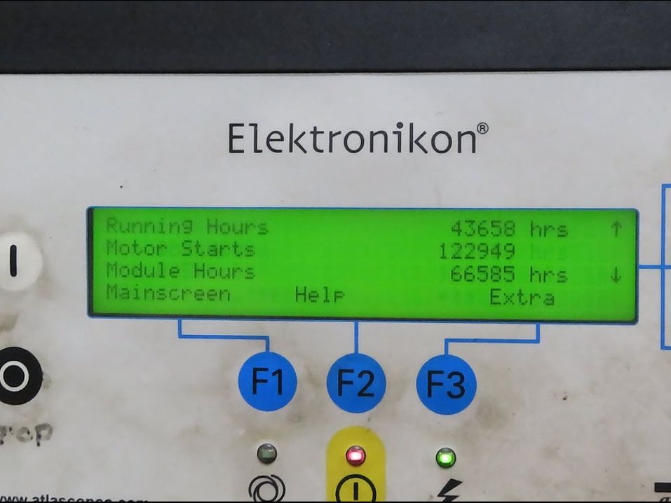 Atlas Copco GA160VSD-FF 215Hp Rotary Screw Air Compressor 1076CFM 460v Air Dryer