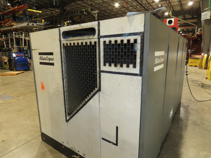 Atlas Copco GA160VSD-FF 215Hp Rotary Screw Air Compressor 1076CFM 460v Air Dryer