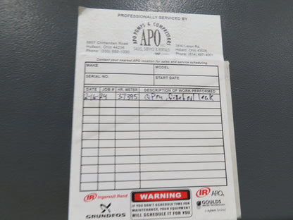 Atlas Copco GA160VSD-FF 215Hp Rotary Screw Air Compressor 1076CFM 460v Air Dryer