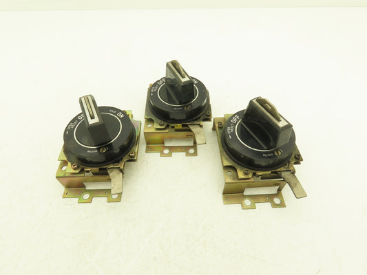 Fuji Electric N-13A-Q-00905 Rotary Operating Handle Breaker Switch Lot of 3