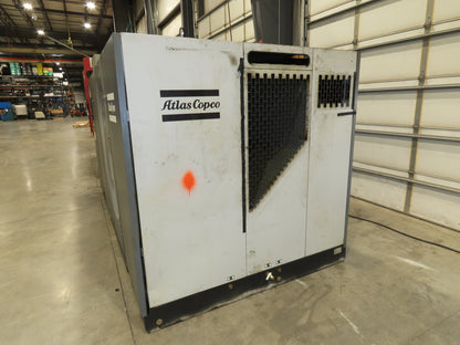 Atlas Copco GA160VSD-FF 215Hp Rotary Screw Air Compressor 1076CFM 460v Air Dryer