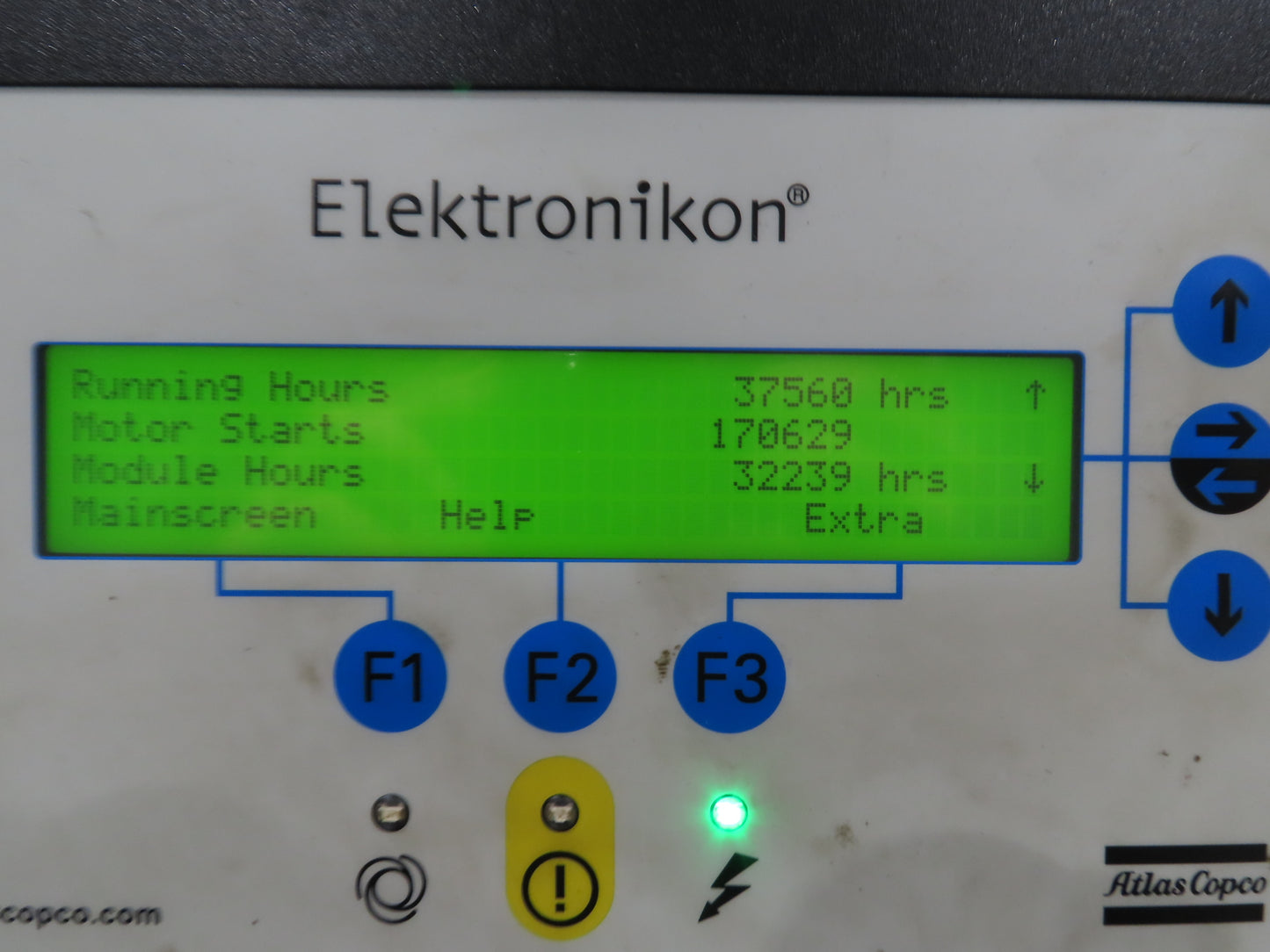 Atlas Copco GA160VSD-FF 215Hp Rotary Screw Air Compressor 1076CFM 460v Air Dryer